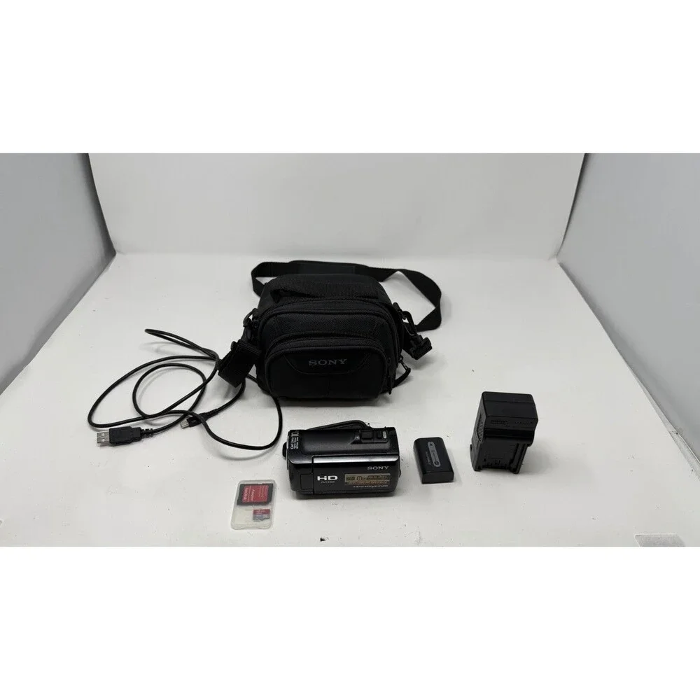 Sony HDR-CX100 Handycam Digital Camcorder Black Battery/Charger CLEAN TESTED